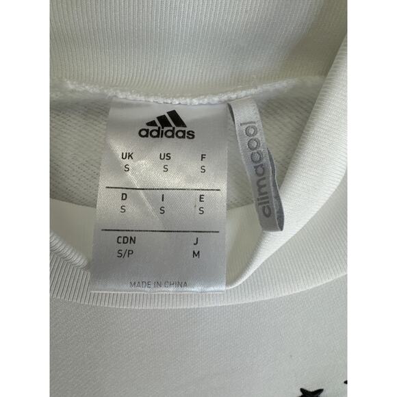 Adidas Germany DFB ClimaCool Training Top Long Sleeve White Black Stand Collar S - Picture 6 of 6
